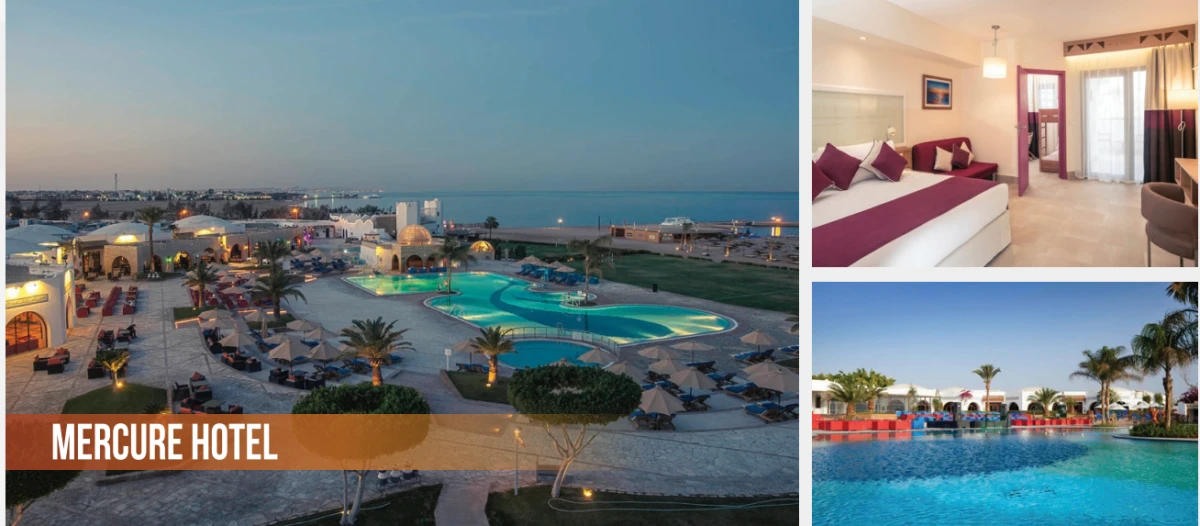 منطقة الدك بحمام السباحة فندق ميركيور